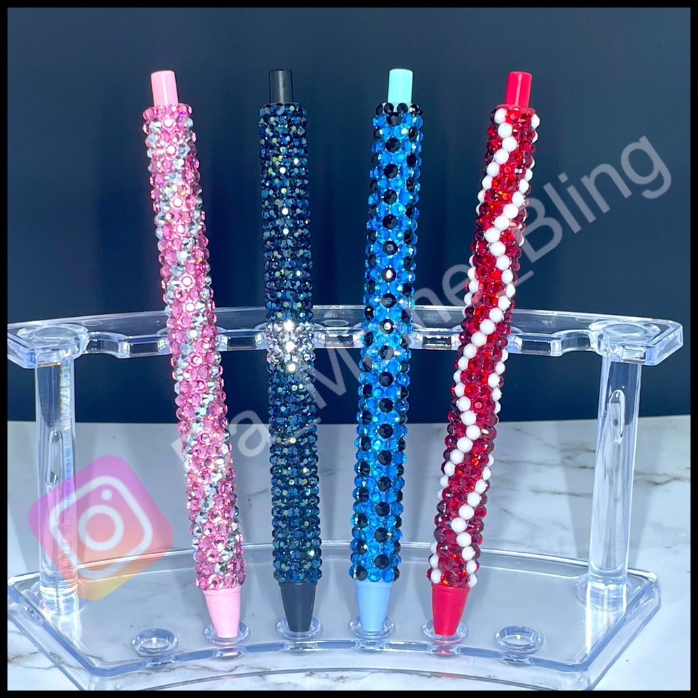 Resin Rhinestone Pens - Custom Made - Please email for different colors!! Thx